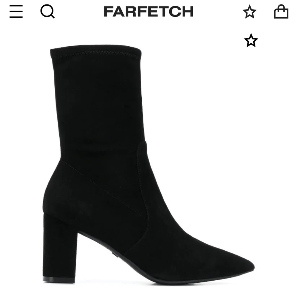 Stuart Weitzman Landry 75 Sock Bootie